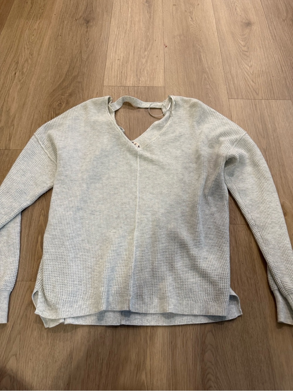 Light Knit V-Neck Sweater for Women adult small